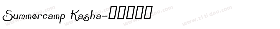 Summercamp Kasha字体转换
